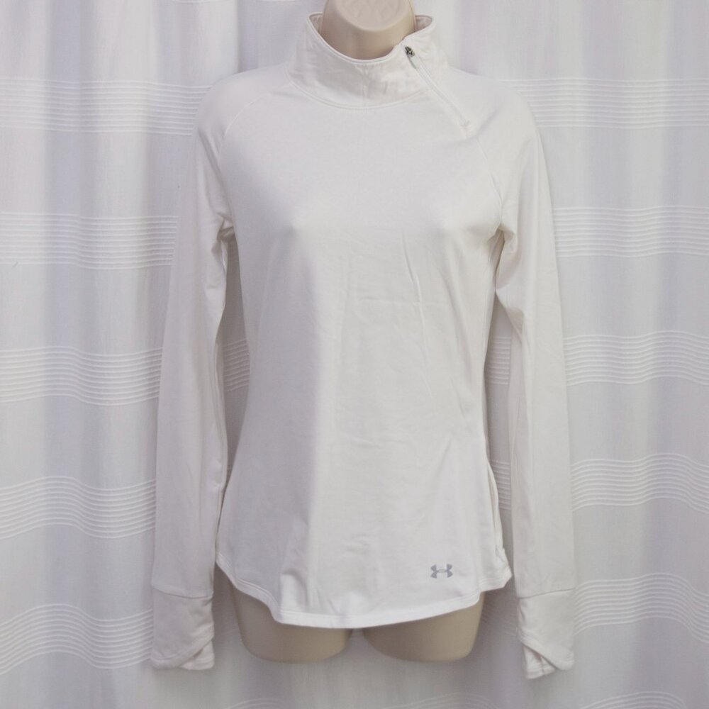 NWOT Under Armour Zip Mockneck Activewear Top